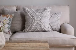 Juliyet Cotton & Wool Cushion Cover - Natural
