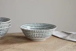 Juniper Drop Cereal Bowl - Cream & Juniper