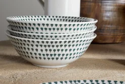 Juniper Drop Cereal Bowl - Cream & Juniper