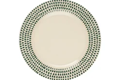 Juniper Drop Dinner Plate - Cream & Juniper