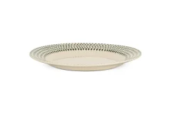 Juniper Drop Dinner Plate - Cream & Juniper