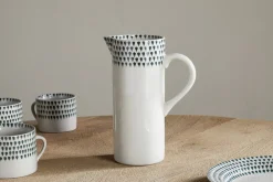 Juniper Drop Jug - Cream & Juniper - Large