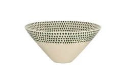 Juniper Drop Serving Bowl - Cream & Juniper - Large