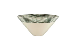 Juniper Drop Serving Bowl - Cream & Juniper - Medium
