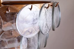 Kagitha Recycled Glass Chandelier - Clear