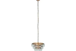 Kagitha Recycled Glass Chandelier - Clear