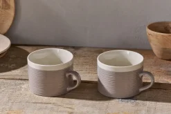 Kai Mugs - Grey (Set of 2)