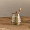 Kali Tall Storage Jar - Natural & Clear