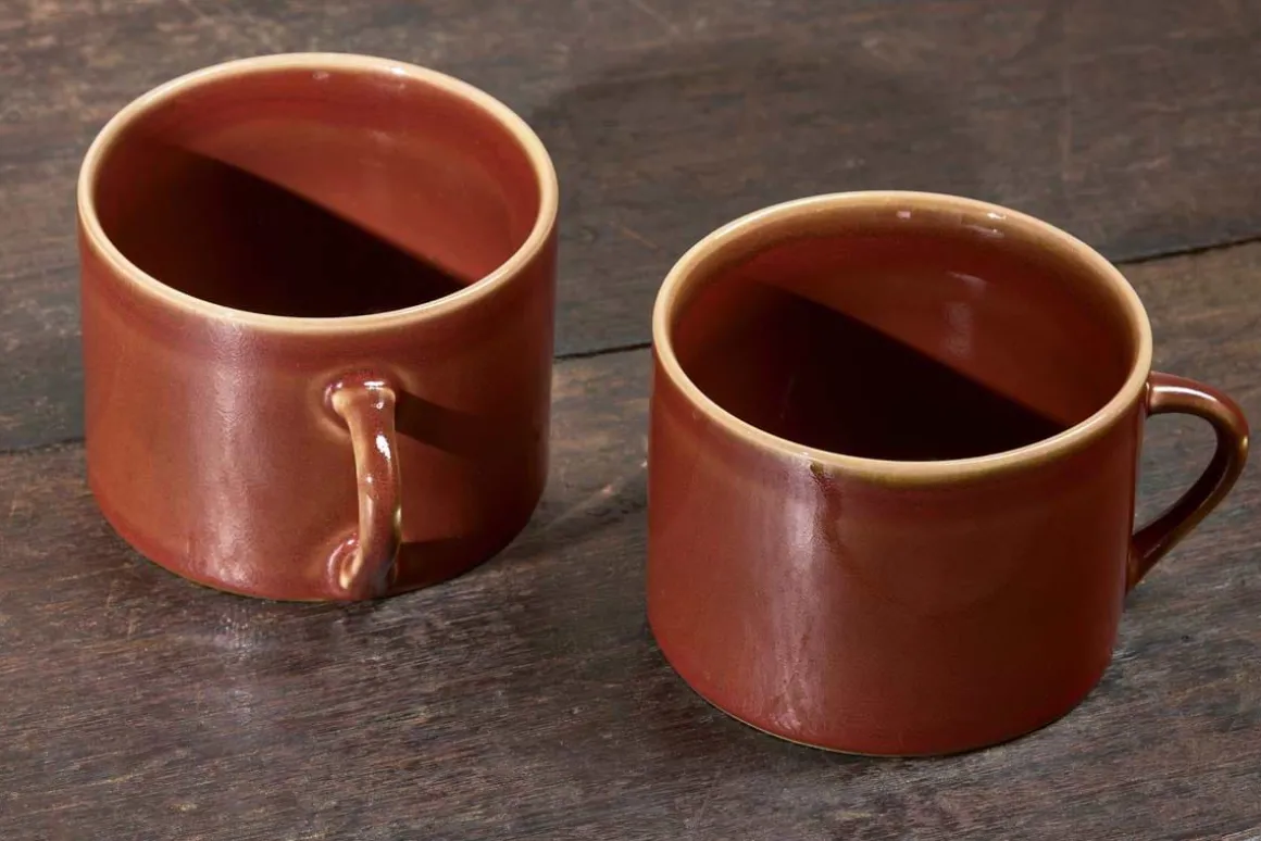Kalini Mugs - Amber - Large (Set of 2)