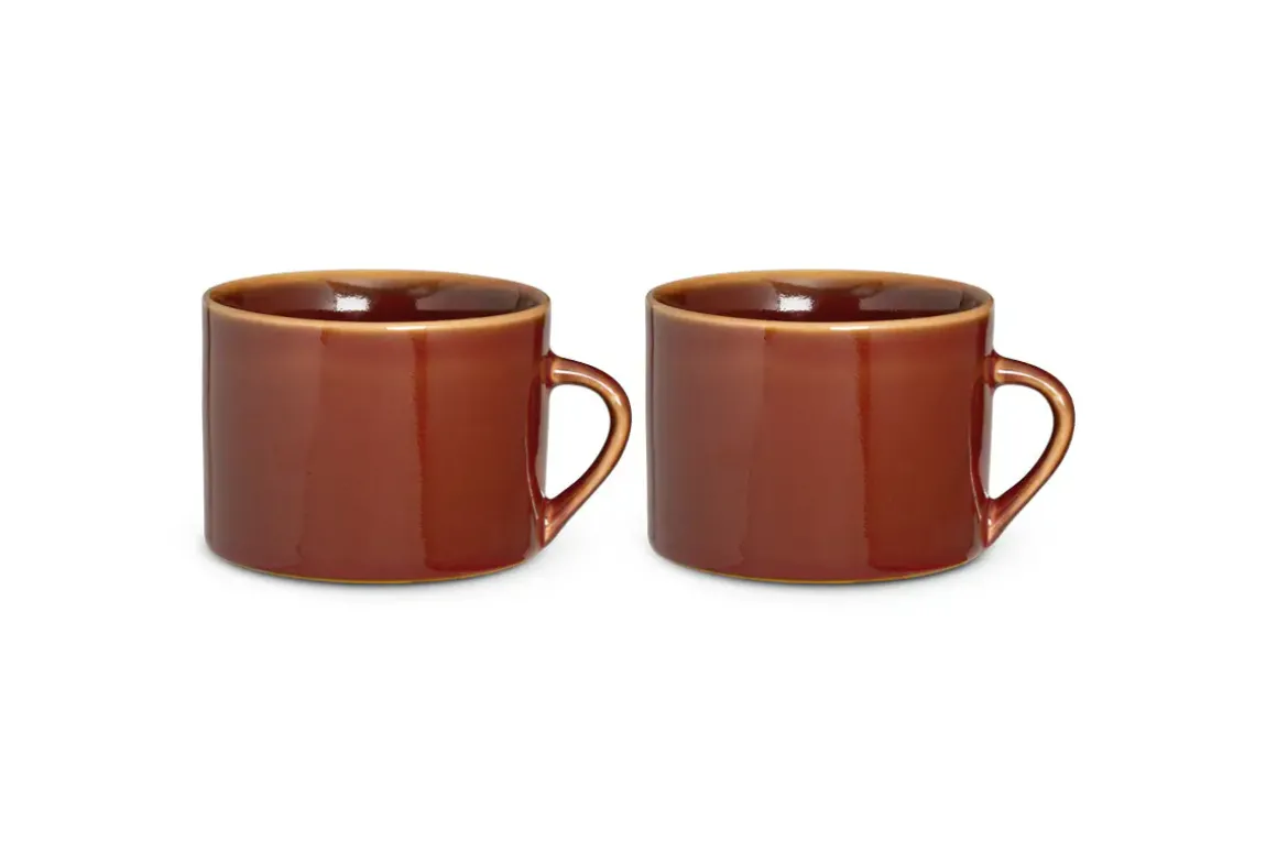 Kalini Mugs - Amber - Large (Set of 2)