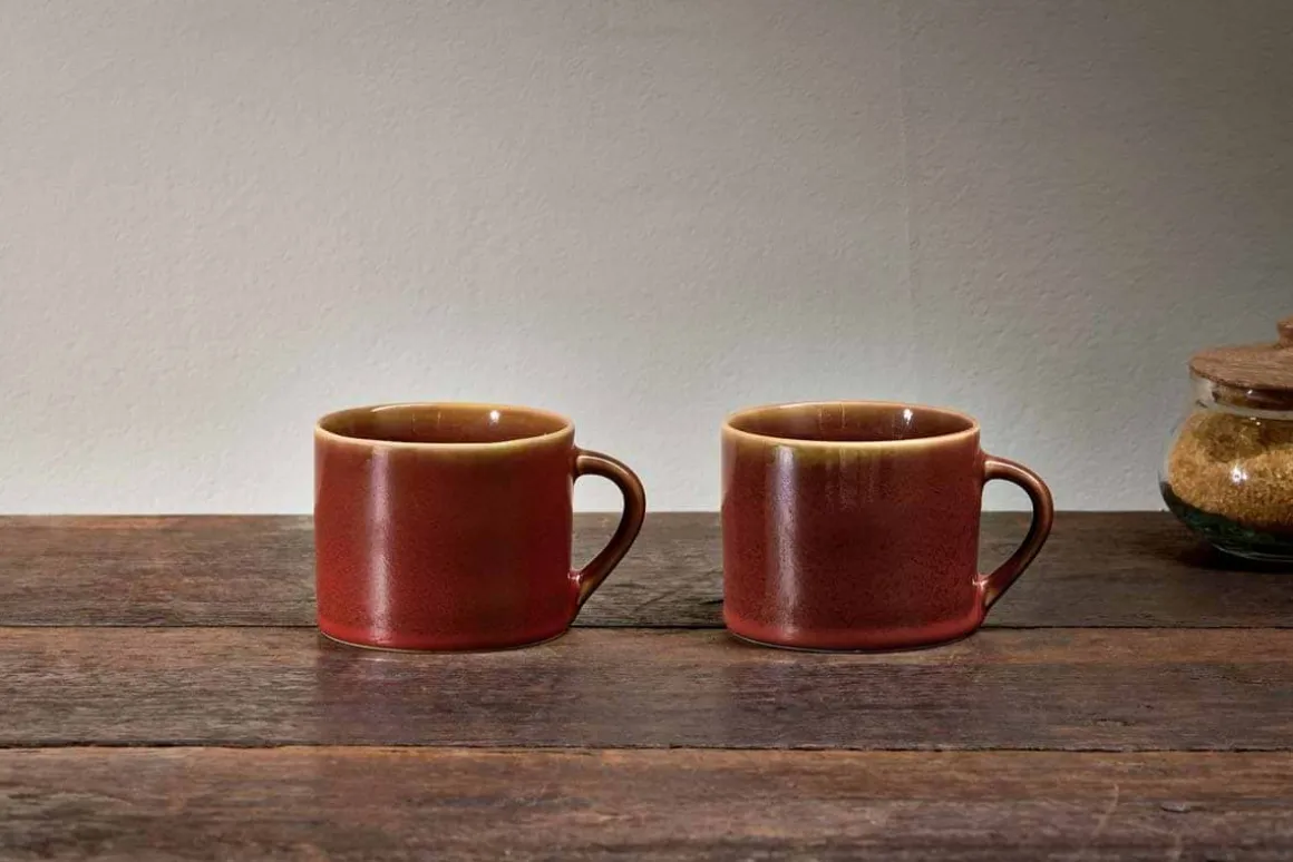 Kalini Mugs - Amber - Small (Set of 2)