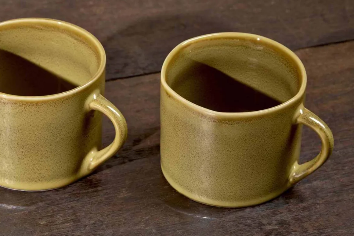Kalini Mugs - Green - Small (Set of 2)