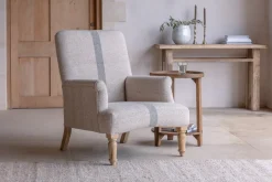 Kallu Wool & Cotton Occasional Chair - Natural