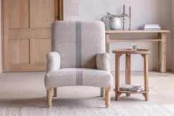 Kallu Wool & Cotton Occasional Chair - Natural