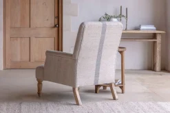 Kallu Wool & Cotton Occasional Chair - Natural