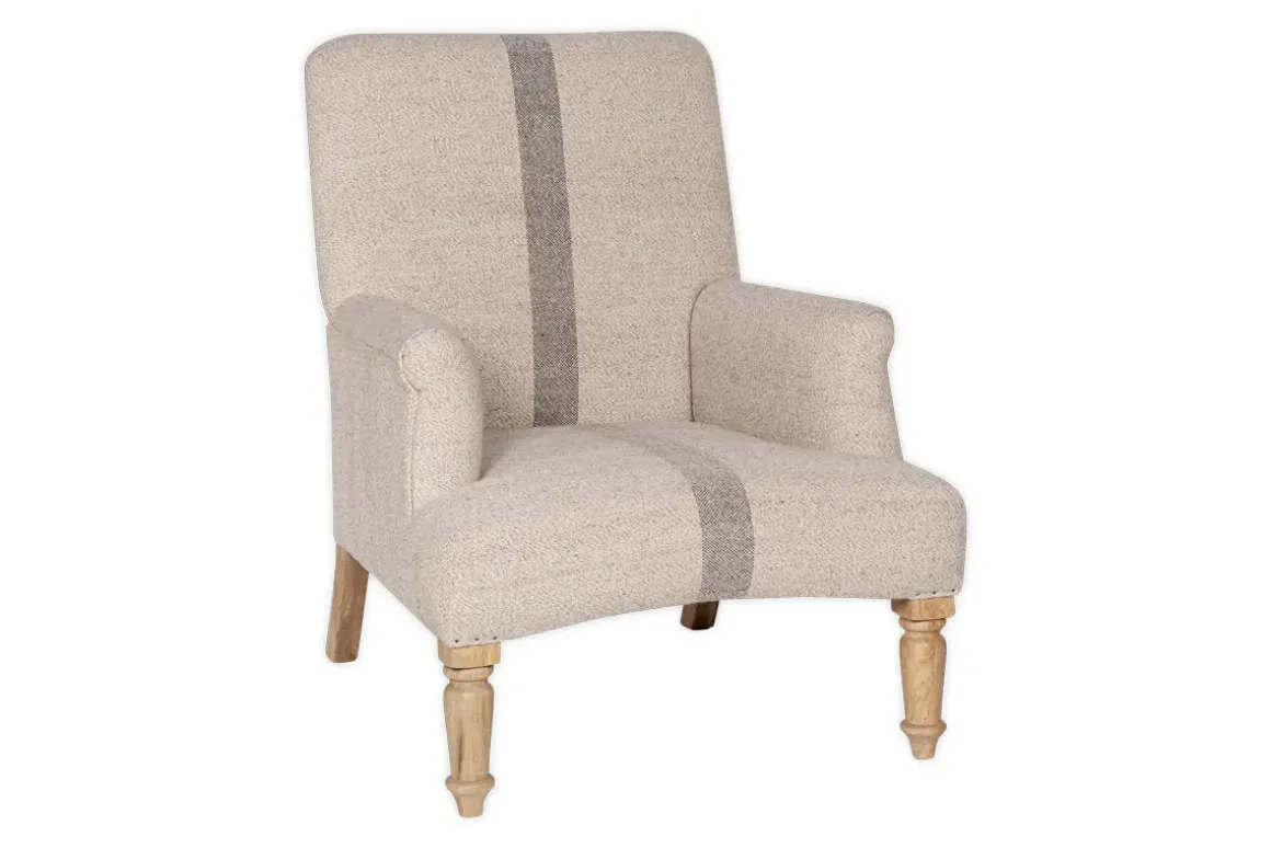 Kallu Wool & Cotton Occasional Chair - Natural