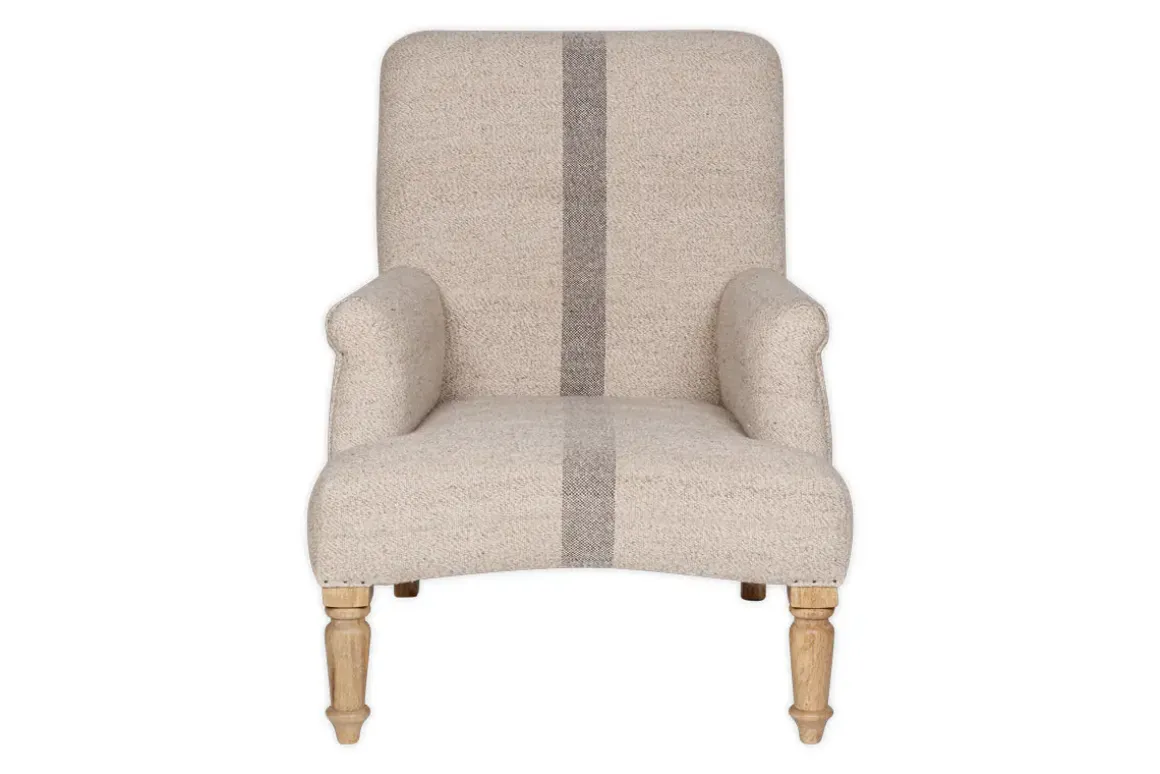Kallu Wool & Cotton Occasional Chair - Natural