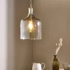 Kalsi Recycled Glass Pendant Light - Lustre - Large
