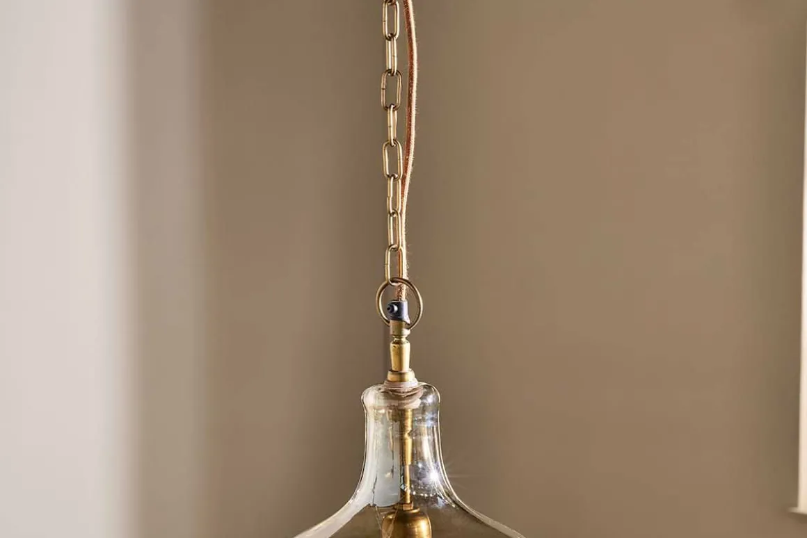 Kalsi Recycled Glass Pendant Light - Lustre - Large