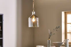Kalsi Recycled Glass Pendant Light - Lustre - Small