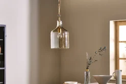Kalsi Recycled Glass Pendant Light - Lustre - Small