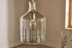 Kalsi Recycled Glass Pendant Light - Lustre - Small