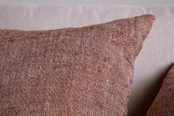 Kana Linen Cushion Cover - Rust