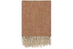 Kana Linen Throw - Rust