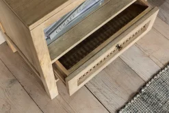 Kanz Mango Wood Bedside Table