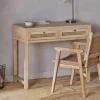 Kanz Mango Wood Writing Desk - Natural