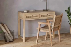 Kanz Mango Wood Writing Desk - Natural