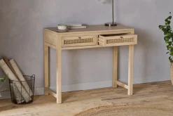 Kanz Mango Wood Writing Desk - Natural