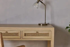 Kanz Mango Wood Writing Desk - Natural