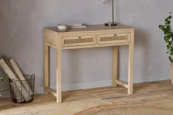 Kanz Mango Wood Writing Desk - Natural