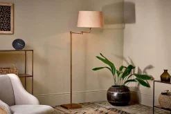 Kara Floor Lamp - Brass