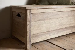 Karadi Reclaimed Wood Storage Bench - Natural