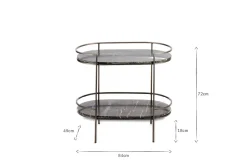 Karoko Marble Drinks Table
