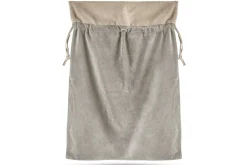 Karru Cotton Velvet Sack - Light Grey