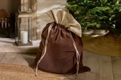 Karru Cotton Velvet Sack - Rich Mocha