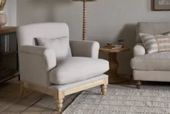 Kashi Linen Armchair - Natural