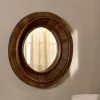 Kayia Acacia Wood Mirror - Walnut
