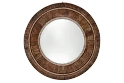 Kayia Acacia Wood Mirror - Walnut