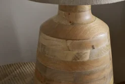 Kayo Statement Table Lamp Mango Wood - Natural