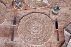 Keso Woven Placemats - Natural - (Set of 4)