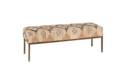 Kesu Kilim & Iron Bench