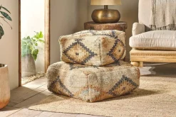 Kesu Kilim Pouf - Large