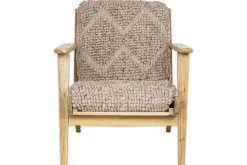 Keya Chunky Weave & Mango Wood Chair - Natural