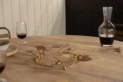 Khamila Leaf Iron Candle Holder