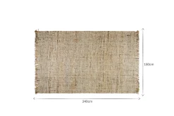 Khanna Jute & Wool Rug - Natural