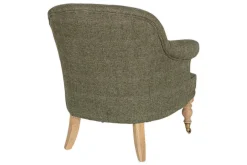 Kiana Cotton Armchair - Moss